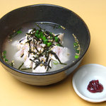 Pokupoku - さっぱり贅沢な味わいです　鶏たたきのだし茶漬け