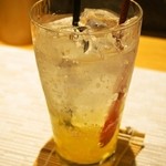 木古里 - ＋200円（柚子茶ソーダ割り）