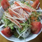 山水苑 - 野菜サラダ