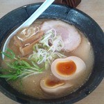 麺家 八丸 - 鶏白湯塩ラーメン＋味玉