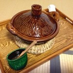 比良山荘 - ご飯 鮎めし