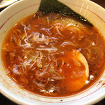 まっくうしゃ - 辛つけ麺 つけ汁