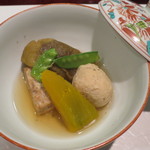 割烹 新多久 - 炊き合せ