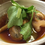 季節料理車屋 - 貝のワタはチャントに別で出てきます。