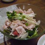 山形料理と地酒 こあら - 舞米豚のゆで豚サラダ