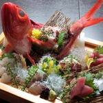 Ginza Bokujin - 炙り金目鯛の姿造り
