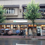 梅丘寿司の美登利総本店 - 雨の外観