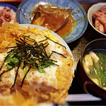 茂直 - カツ丼と鯖の味噌煮の不思議なランチ（笑）