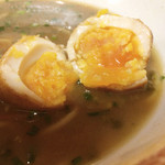 虎ジ - 虎卵割ったら中身は普通の煮卵