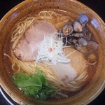 麺屋 葵 - しじみそば大盛800円／平成27年6月