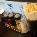 麺屋 葵 - カウンター／平成27年6月