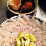 丼彩酒楽 由庵 - 鱧すきしゃぶしゃぶ