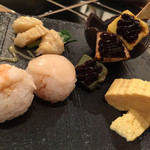 和フレンチバル村塾 - 前菜盛り合わせ「和バージョン」逆からやでぇ