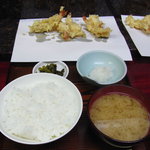 天ぷら ちはら - 天ぷら定食（あなご）のはじまり
