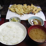 天ぷら ちはら - 天ぷら定食（きす）