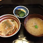 比良山荘 - 鮎めし・鯉こく・香の物
