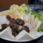 MK Restaurant - 日本の鍋を意識した具材です。