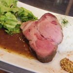 北新地 みやたけ - 【新地でランチ】 ハンガリーの国宝　マンガリッツァ豚のローストポーク \1050