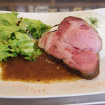 北新地 みやたけ - 【新地でランチ】 ハンガリーの国宝　マンガリッツァ豚のローストポーク \1050