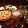 ＲＥＳＴＡＵＲＡＮＴ ＆ ＢＡＲ　雅朧 - 料理写真:ビール 枝豆 スパイシーポテト マルゲリータ