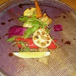 大どころ - 野菜のグリル　真ん中の鯛のフリットが美味しいです♪