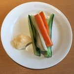焼肉バイキング ウエスタン - 野菜スティックです。