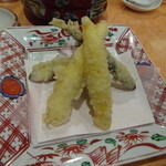 まる作 - 小鮎の天ぷら