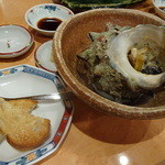 まる作 - サザエの香バター焼　エスカルゴ風：1,300円