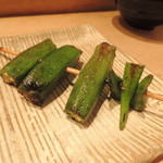 鳥しき - オクラ2015.6