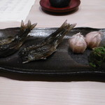 まき村 - 鮎（取り分け前）