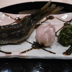 まき村 - 鮎（取り分け後）