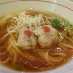 福島壱麺 - 大阪好っきゃ麺 福島壱麺のハモ入り醤油ラーメン！