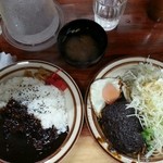 馬場南海 - ハンバーグ&カレートッピング