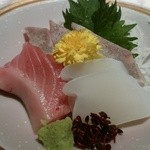 白石家 - 地魚鮮魚三種盛り