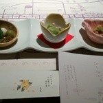 春の彩り三種盛り