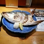 旬海 - 日替り定食のメジロのかま塩焼き