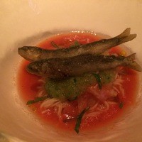 シノワ 渋谷店 - 稚鮎とすいかのそうめん