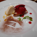 Ma-No - 2015/6/☆  パンナコッタとカシスのアイス盛り合わせ