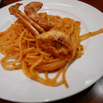 2015/6/☆  渡り蟹のトマトクリームパスタ