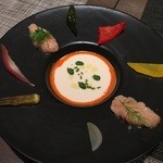 セストセンソ 銀座三越店 - 前菜のスープ