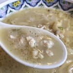 中国ラーメン揚州商人 - 鶏ガラベースの白湯スープに塩ダレのチューニング。