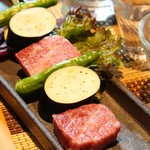 Ouka Horizou - 和牛と夏野菜のバーベキュー串焼き♪