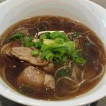 匠の手もみ蕎麦と健康野菜のかき揚げ にこあん - 鴨そば