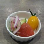 匠の手もみ蕎麦と健康野菜のかき揚げ にこあん - 野菜