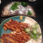 魚心 - こちらも初めての「〆アジ」と「魚心カツ」