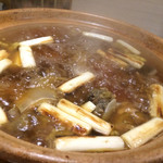 ふじ木 - スッポン鍋  本当に素晴らしい