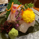 ふじ木 - 鯛の昆布締め  素晴らしいです