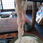 遊里庵 - 牡丹もりそば￥850＋大盛り￥250の牡丹種100％十割蕎麦の技術力（H26.6.11撮影）