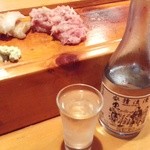 春寿司 - 定番のネギトロとミル貝