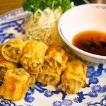 平和樓 - 炸春捲（えび肉の玉子まき揚）